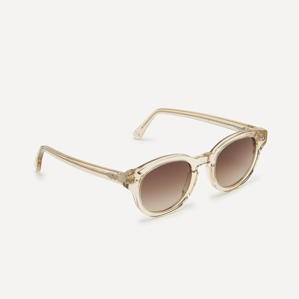 Pala Thoko eco friendly sunglasses in transparent bioacetate