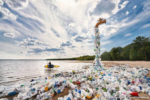 Plastic Pollution Coalition Art Installation