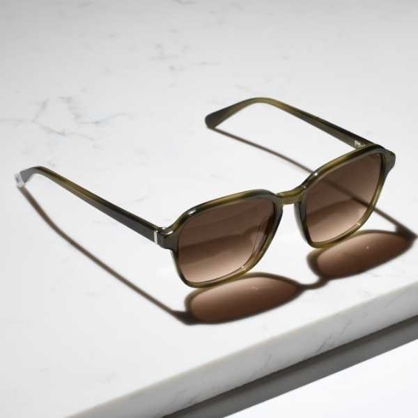 olive green eco friendly sunglasses