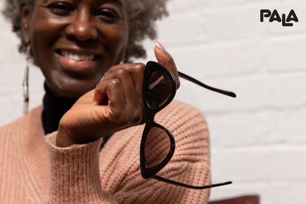 Pala Eyewear Cat Eye Sunglasses in Tortoiseshell. Winter sun gift for her