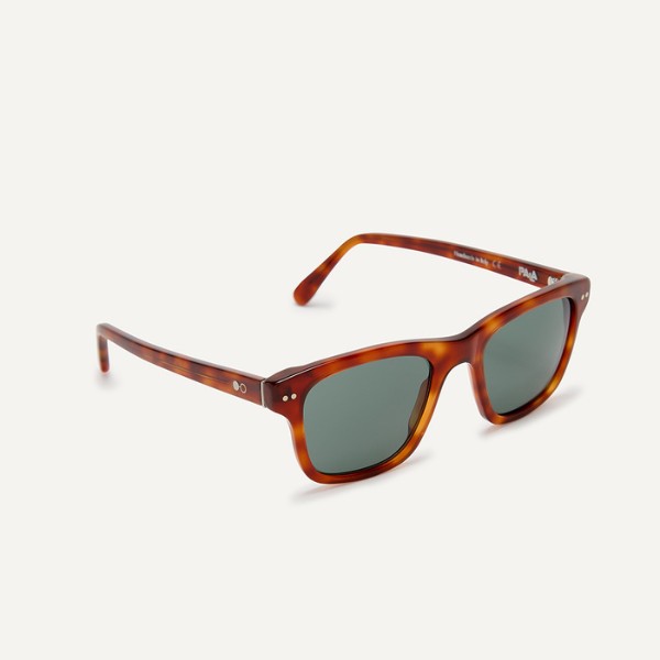 wide fit sunglasses in brown tortoiseshell wayfarer style
